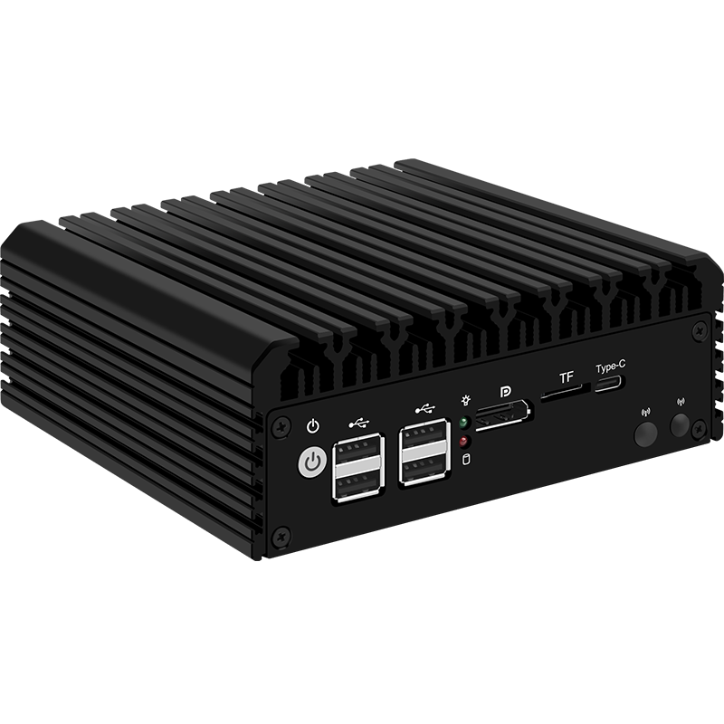 Intel 12th generation N series N100/N200/i3-N305 soft router 5 network 2.5G dual M.2 dual SATA multi-network port mini host