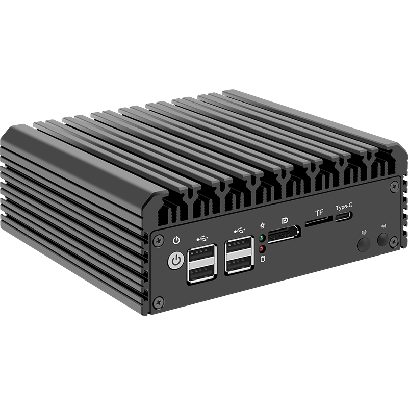 Intel 12th generation N series N100/N200/i3-N305 soft router 5 network 2.5G dual M.2 dual SATA multi-network port mini host