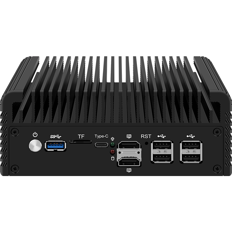 6 LAN FIREWALL APPLIANCE 2.5G ROUTER 12TH GEN INTEL I3-N305/N100 DDR5 2*NVME 2*SATA3.0 FANLESS MINI PC ESXI PROXMOX HOST