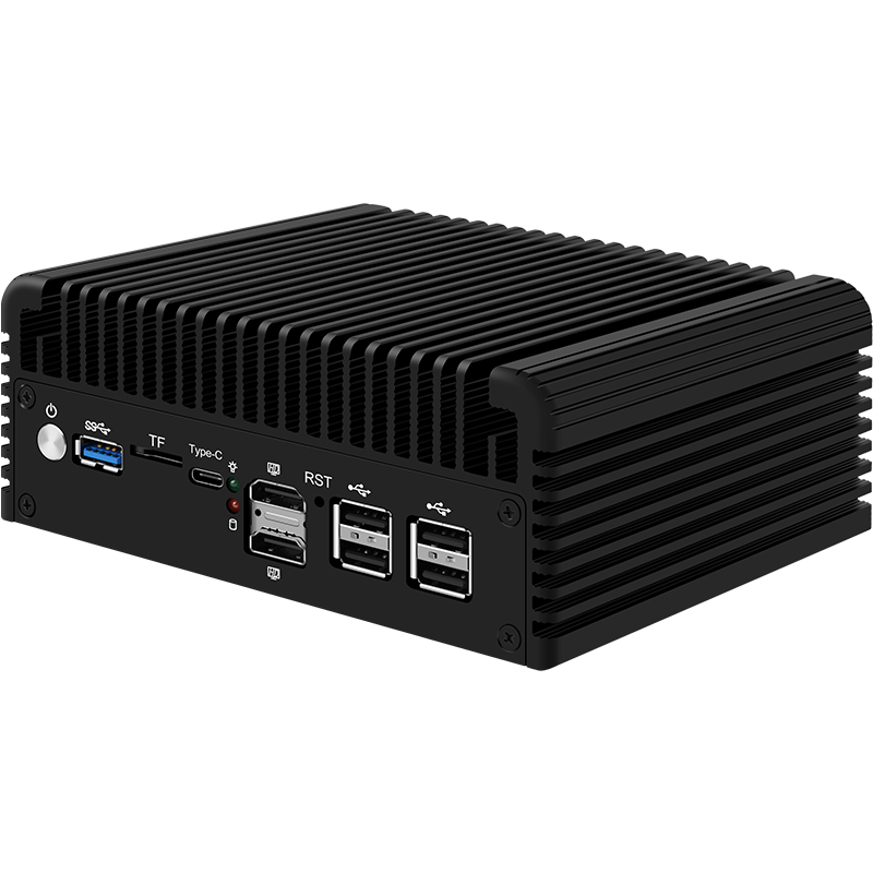 6 LAN FIREWALL APPLIANCE 2.5G ROUTER 12TH GEN INTEL I3-N305/N100 DDR5 2*NVME 2*SATA3.0 FANLESS MINI PC ESXI PROXMOX HOST