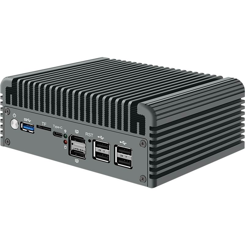 6 LAN FIREWALL APPLIANCE 2.5G ROUTER 12TH GEN INTEL I3-N305/N100 DDR5 2*NVME 2*SATA3.0 FANLESS MINI PC ESXI PROXMOX HOST