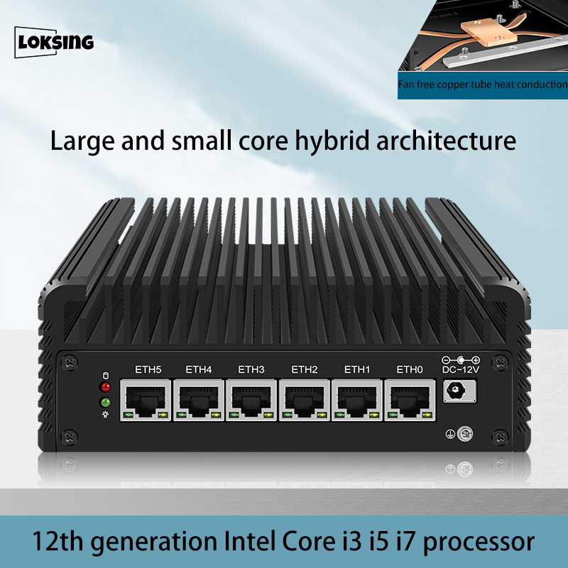 The 12th generation U series small and large core mixed architecture mini host