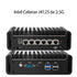 Intel Celeron J4125 6* 2.5G Mbps Router Dual Memory Card Slots FirewallMicro Applianc NAS  Mini PC