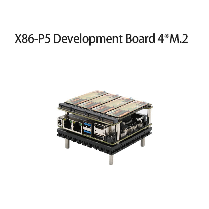 CWWK X86-P5 DEVELOPMENT BOARD 4*M2 NVME EXPANSION BOARD 12TH GENERATION INTEL N100 I3-N305 DDR5 4800MHZ FIREWALL PC 2X I226-V 2.5G NETWORK CARD