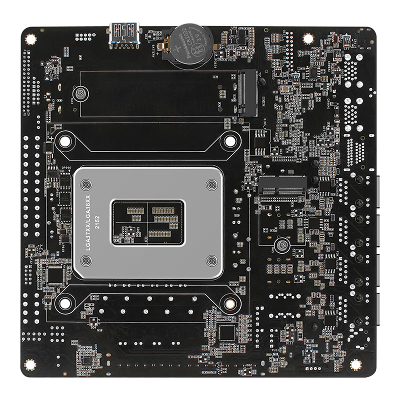 New Q670 4x Intel 2.5G Ethernet Ports 6-Bay NAS Motherboard for Intel 12/13/14 Gen CPU | 3x M.2 NVMe | 8x SATA3.0 | HDMI+DP 4K@60Hz vPro Enterprise-Class Commercial NAS