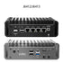 12th Generation Intel 2.5G Soft Router PC Celeron J6413J/6412 4 Network Ports i226-V LAN Fanless Mini PC Firewall Computer