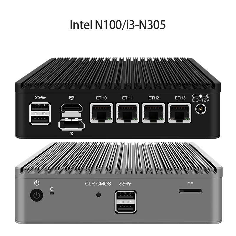 12th generation N series 8-core new member Affordable version N305//N200/N100/fanless low power consumption micro mini industrial control host soft routing