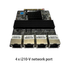 N100/N200/I3-N305 PCIE EXPANSION NETWORK CARD 2*INTEL I226/I210 EXPANSION 10G PORT 82599 DUAL 10G/1*PCIE TO 4*M.2 ADAPTER CARD