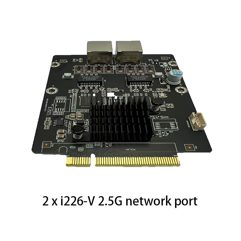 N100/N200/I3-N305 PCIE EXPANSION NETWORK CARD 2*INTEL I226/I210 EXPANSION 10G PORT 82599 DUAL 10G/1*PCIE TO 4*M.2 ADAPTER CARD