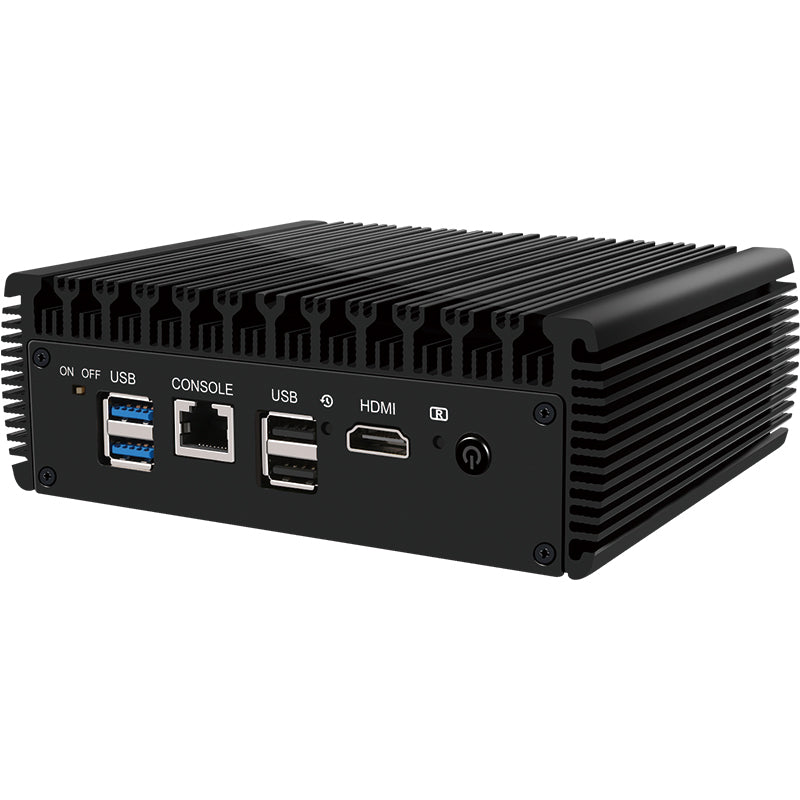 J6412/J6413 six network ports i226 network card 2.5G soft routing mini host industrial automation/retail/smart city/12th generation low-power fanless industrial computer.