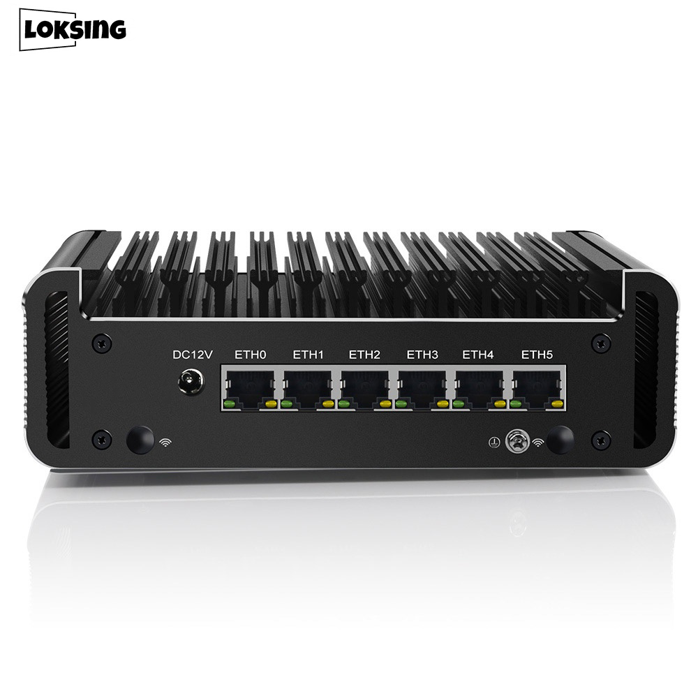 The 11th generation i5-1135G7/i7-1165G7 fanless mini 6-port i226-2.5g soft route newly upgraded copper tube chassis