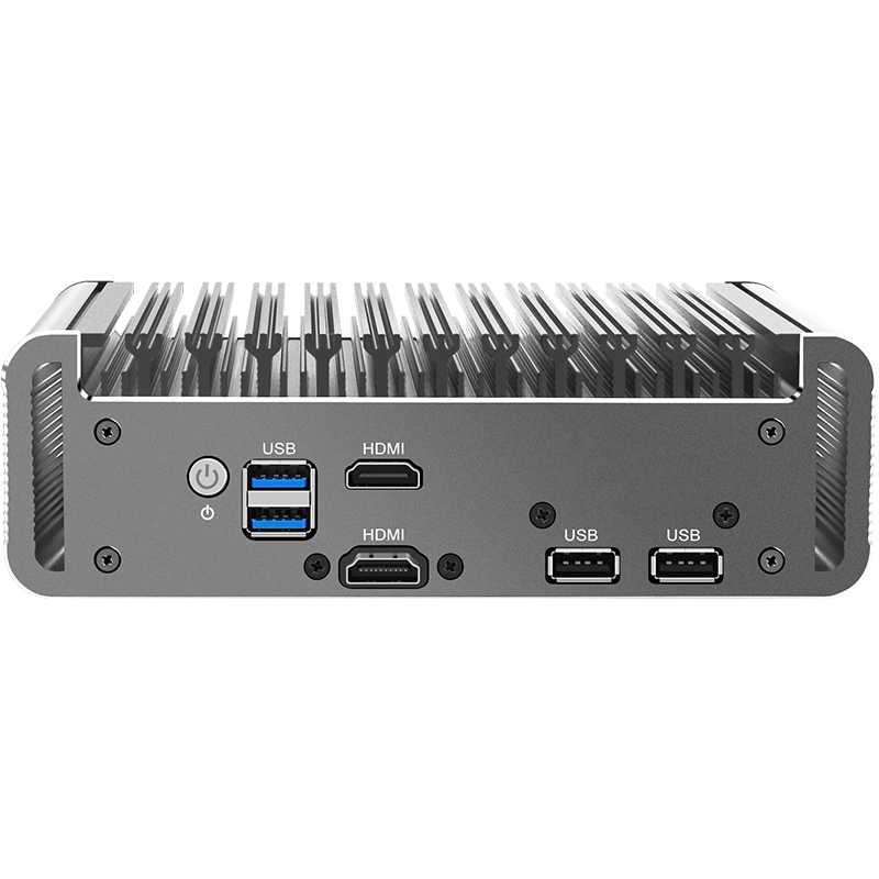 N5095/N5105/N6005 Soft Routing Mini Host 2.5g Network Card M.2 NVMe Solid State HDMI2.0/Pve/Esxi Fanless Energy-Saving Computer