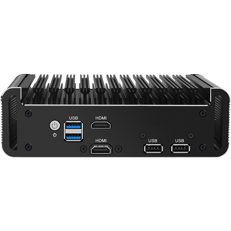 N5095/N5105/N6005 Soft Routing Mini Host 2.5g Network Card M.2 NVMe Solid State HDMI2.0/Pve/Esxi Fanless Energy-Saving Computer