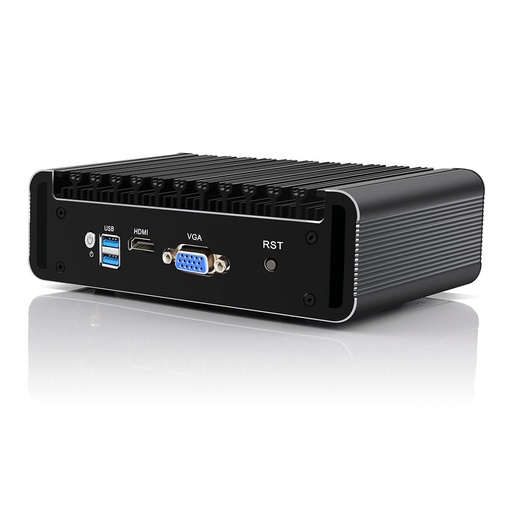 J4125 Soft Routing I210/I226/2.5G Network Card Dual Memory Mini Host/Nas/Lede/Pve/Esxi Fanless Energy-Saving Computer