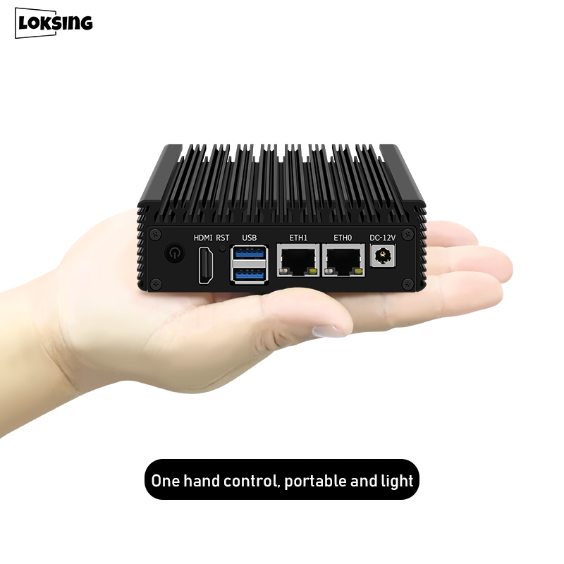 X86-P2 software route N4000/J4105/J4125 mini host 6W low power consumption quad core quad thread intelligent hardware fanless energy-saving microcomputer computer